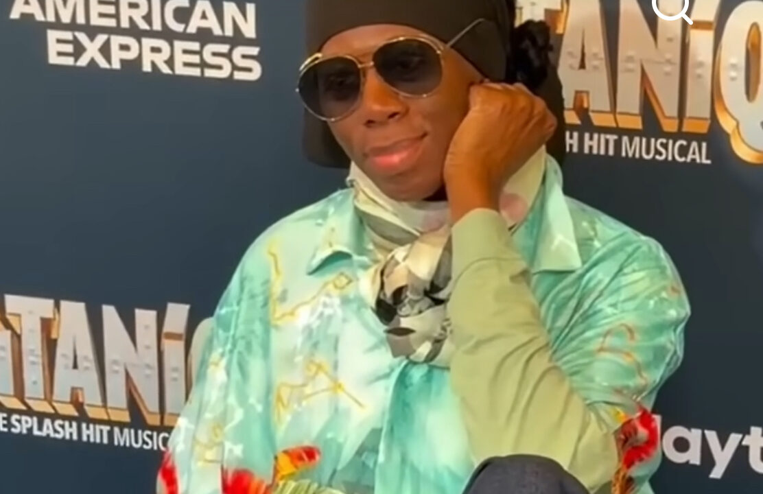 Former ANTM Judge and Stroke Survivor Miss J. Alexander Steps Out in Blue Jerome Lamaar Shirt at TITANIQUE Opening Night