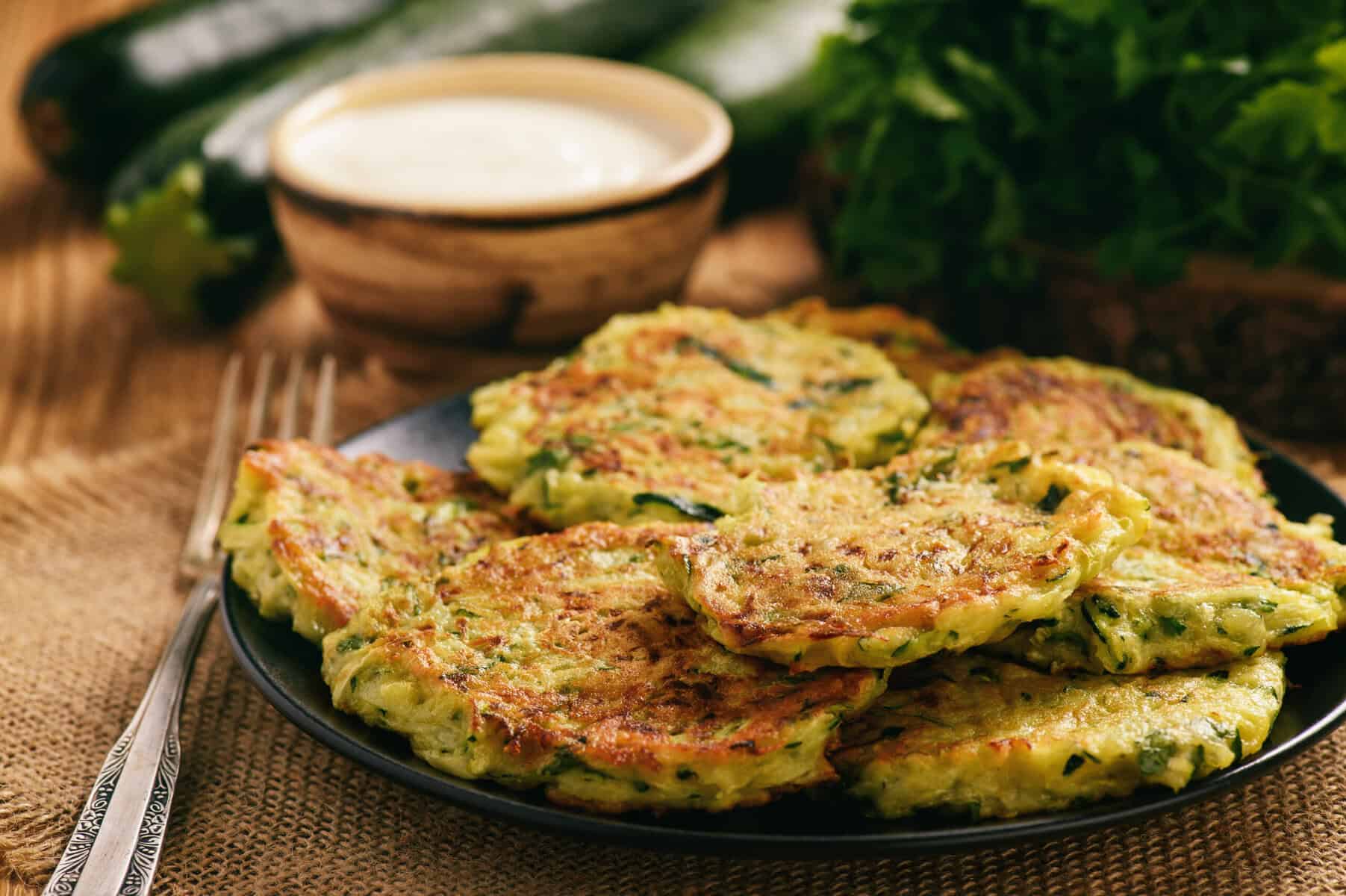 Air fryer vegetable fritter scaled