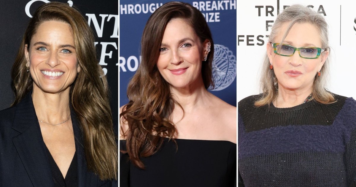 Amanda Peet and Drew Barrymore Once Made Out at Carrie Fishers House During Fun Party
