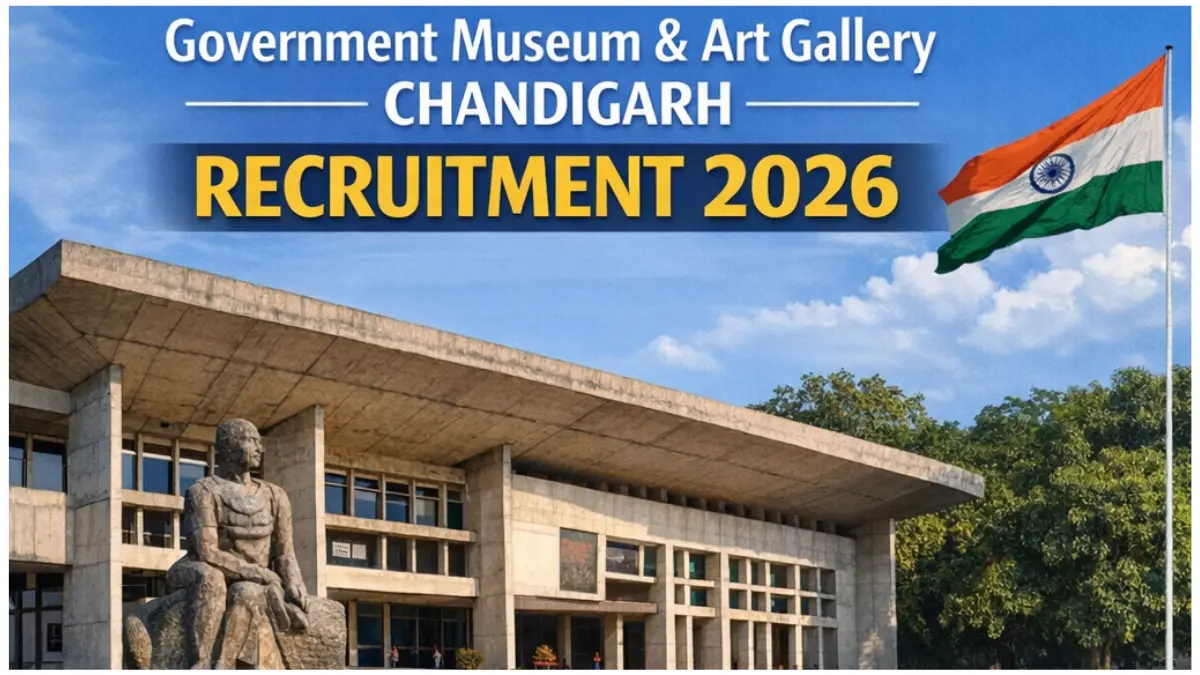 Chandigarh Govt Museum Art Gallery Recruitment 2026.webp