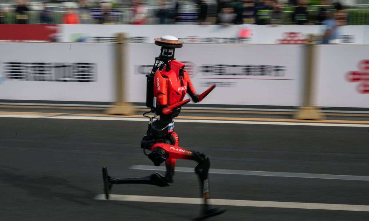 A humanoid robot beat the human half-marathon record at a Beijing race. But what did it actually prove?