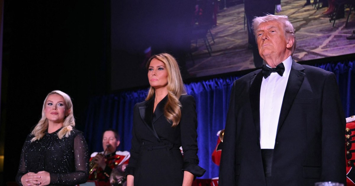 GettyImages 2272595443 white house correspondents dinner shooting karoline leavitt melania trump don