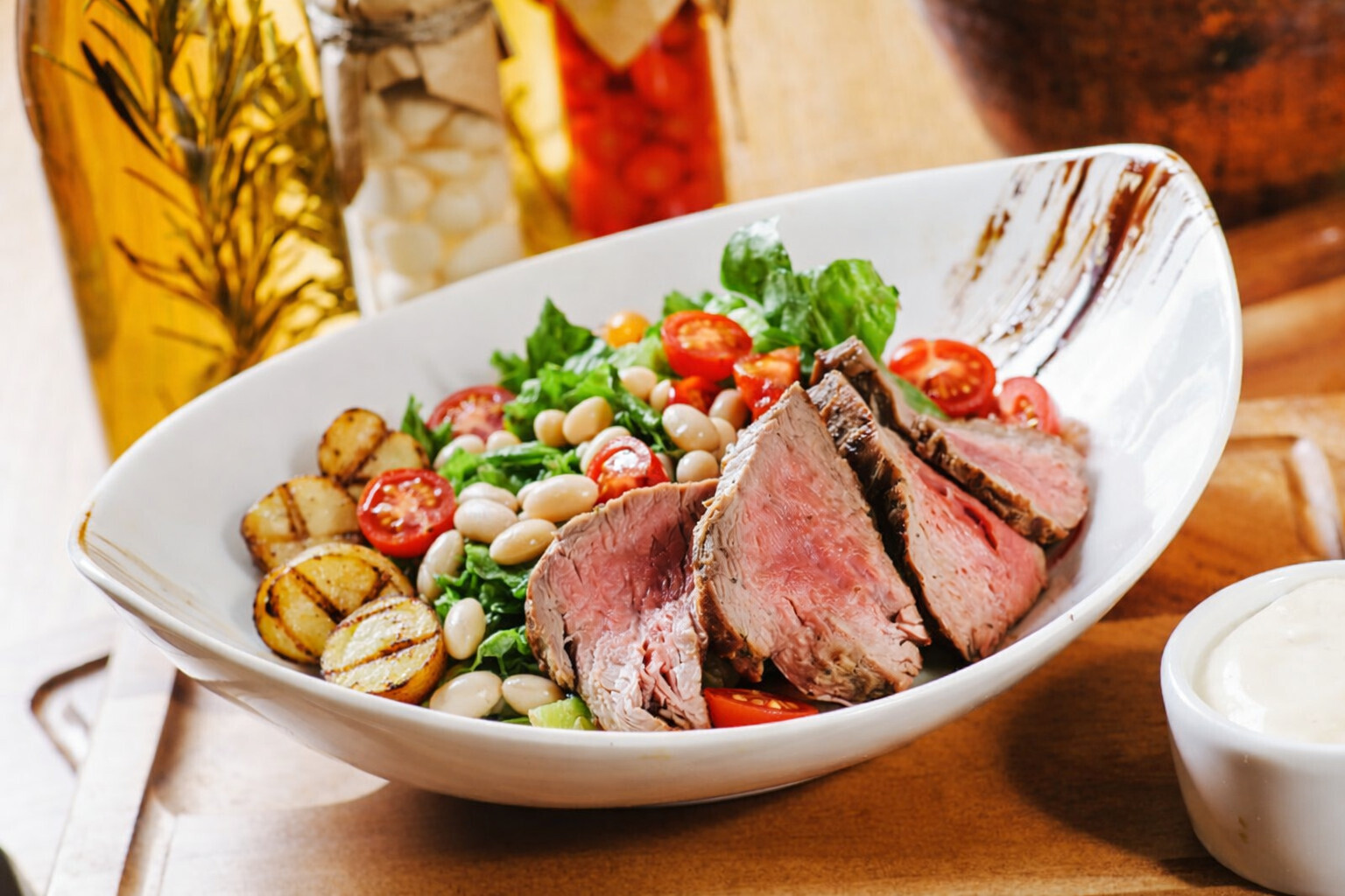 Grilled Steak Potato Salad