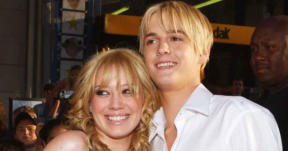 Hilary Duff and Aaron Carter in 2003 GettyImages 1954107