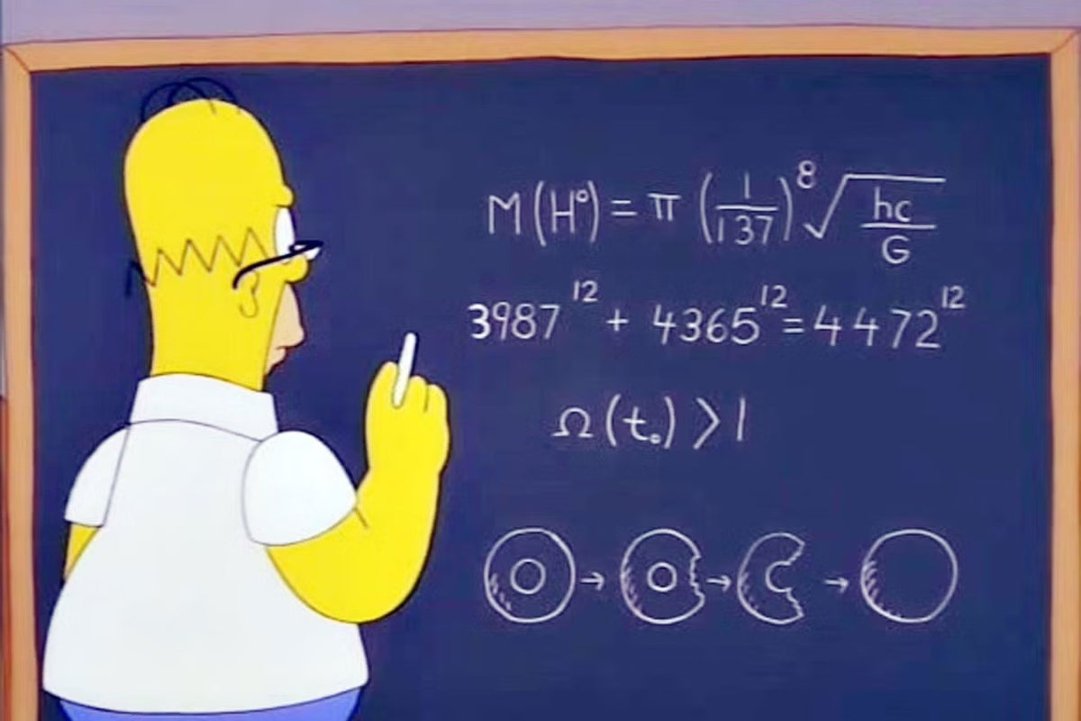 Homer Simpson math hiquality