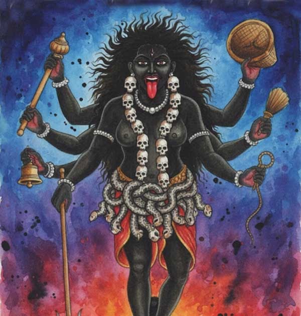 Idol20Form20Of20Goddess20Kritya20E2809320Symbolism20In20Iconography