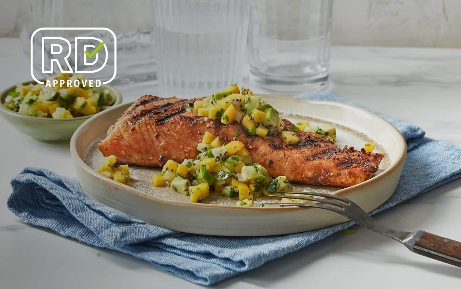 MFP Grilled Salmon Mango Featued