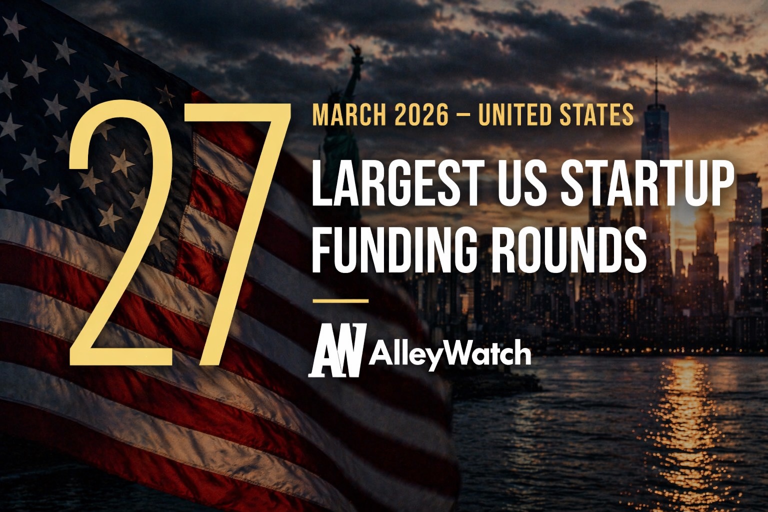 March 2026 us top startup fundings