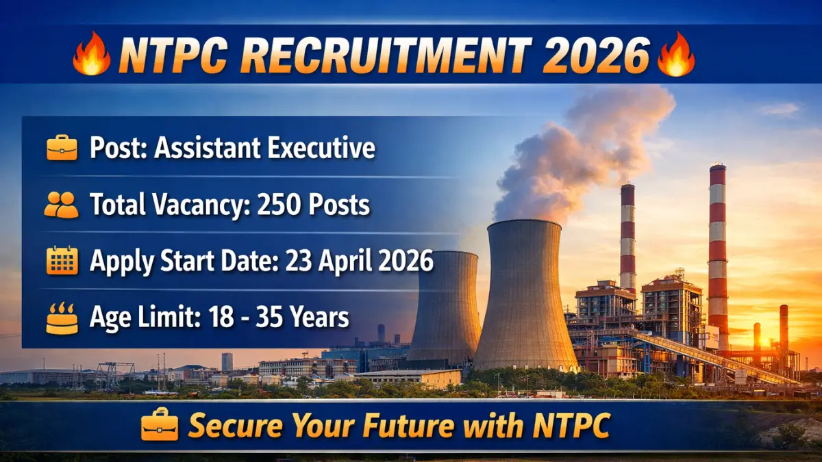 NTPC Assistant Executive Recruitment 2026.webp