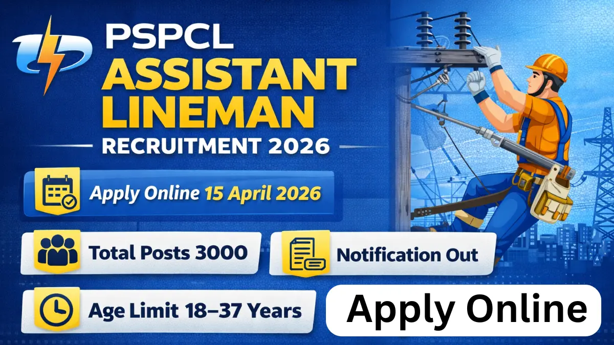 PSPCL Assistant Lineman Recruitment 2026.webp