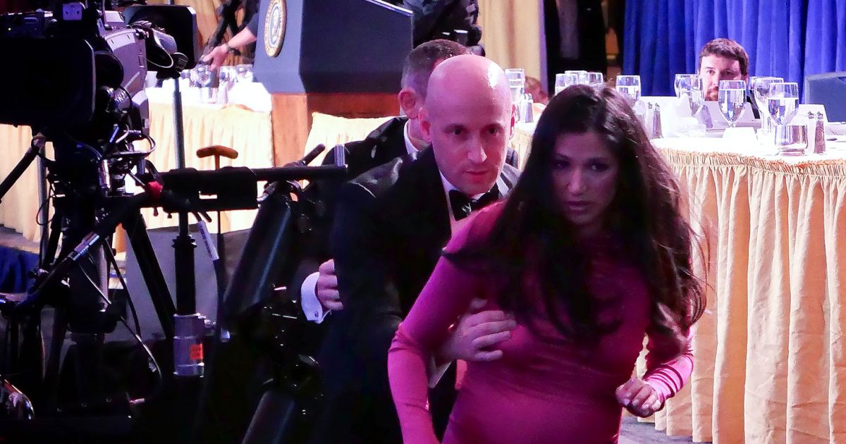 Stephen Miller Pregnant Wife Katie Miller Denies He Used Her as Human Shield During Shooting