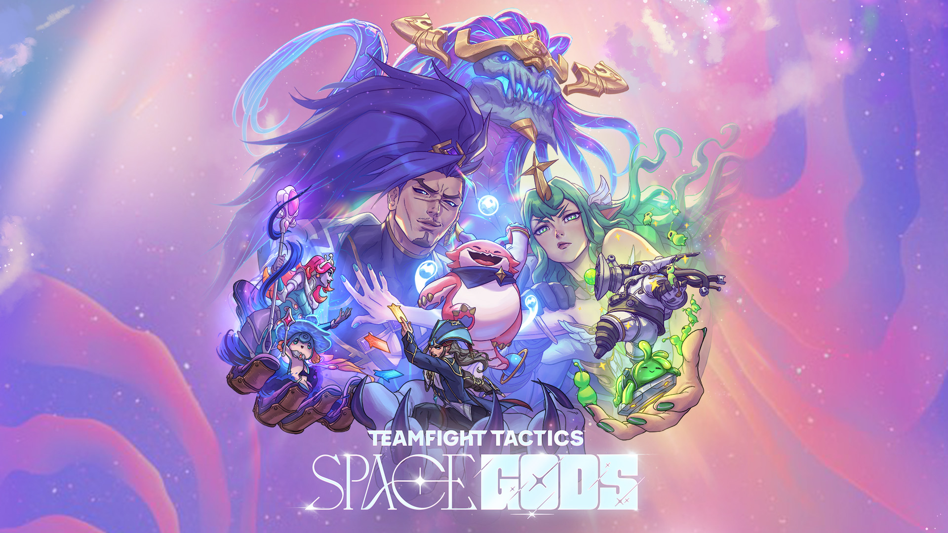 TFT Space Gods 16x9 Key Art Logo
