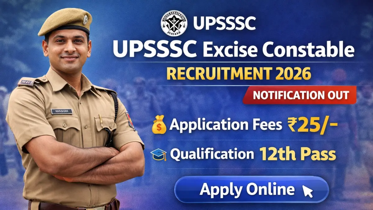 UPSSSC Excise Constable Recruitment 2026.webp