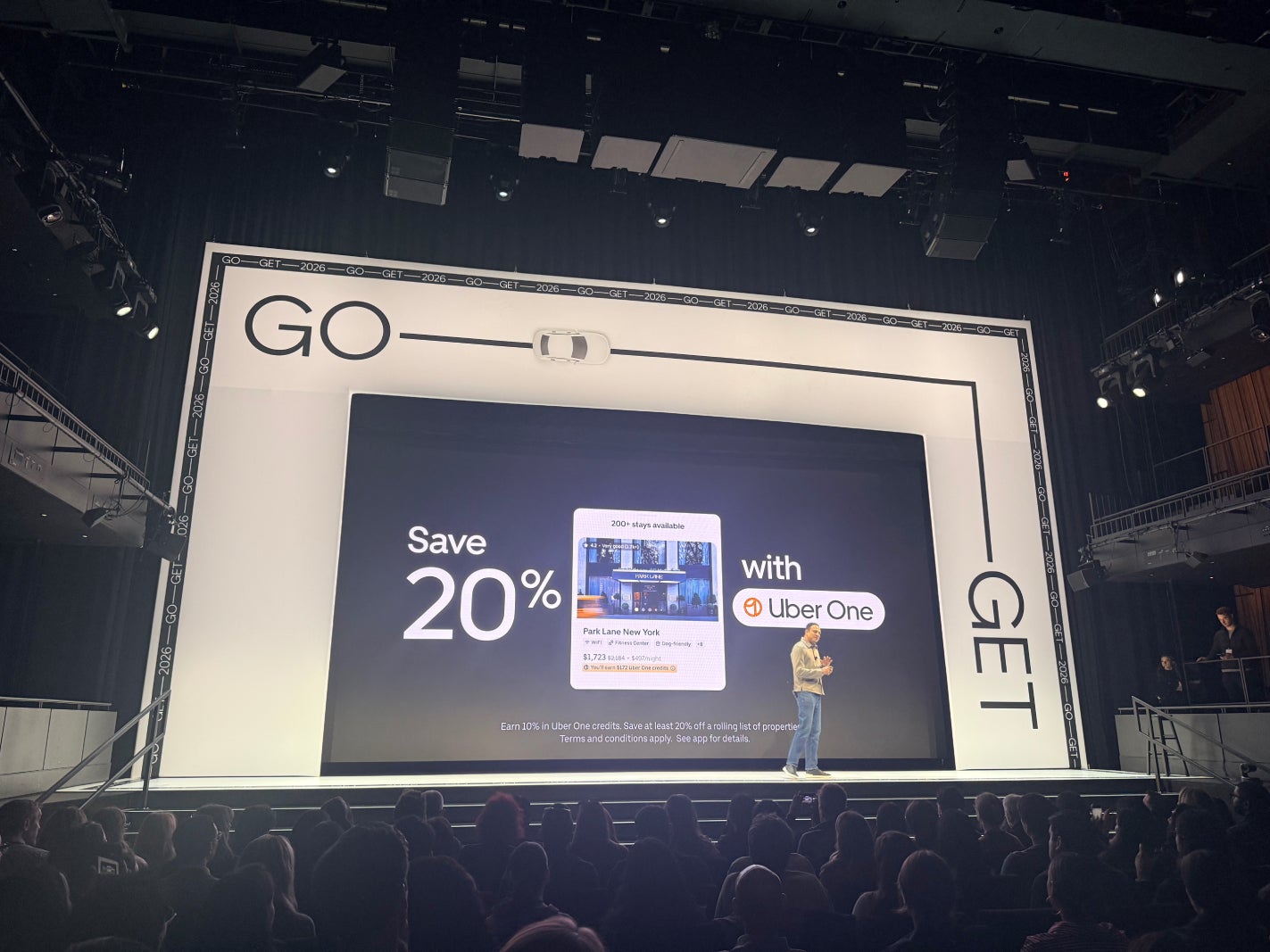 Uber event in downtown Manhattan on April 29 2026. CLINT HENDERSON THE POINTS GUY