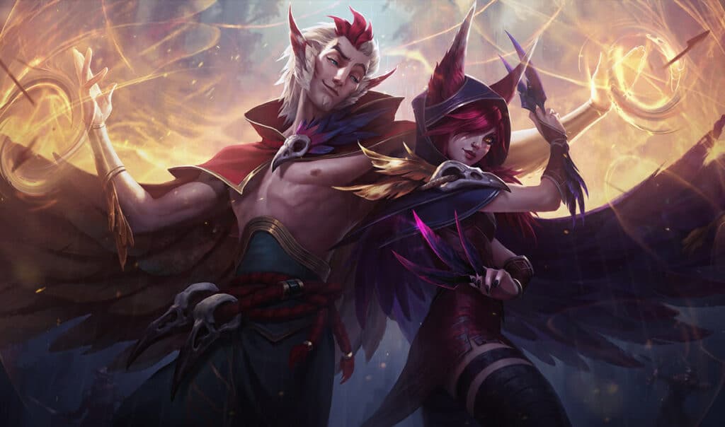Xayah and rakan large
