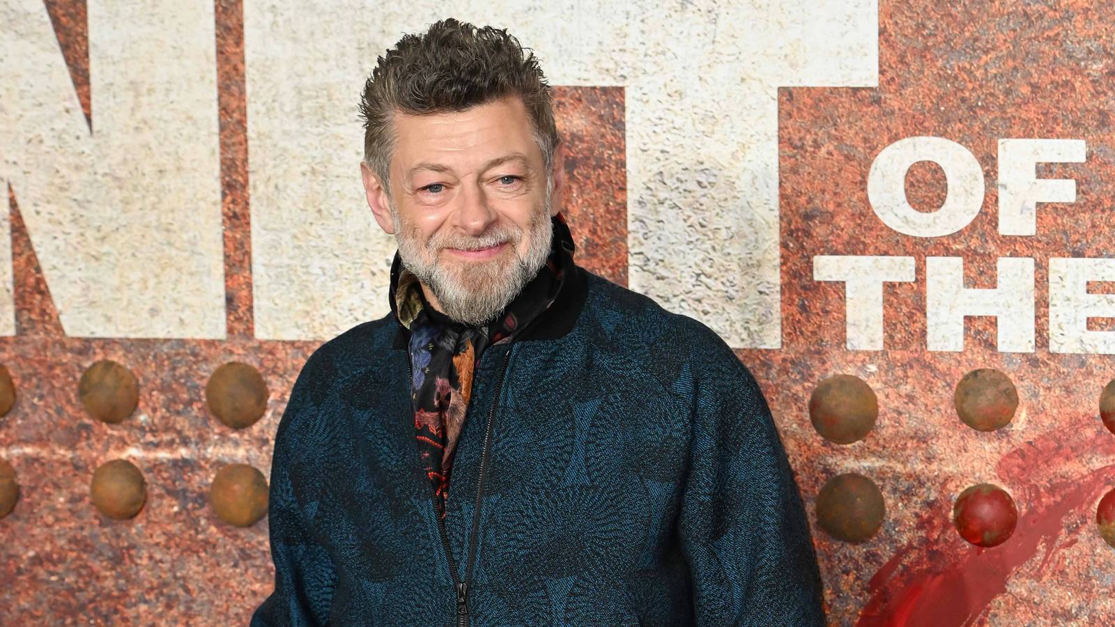 andy serkis at kingdom of the planet of the apes premiere