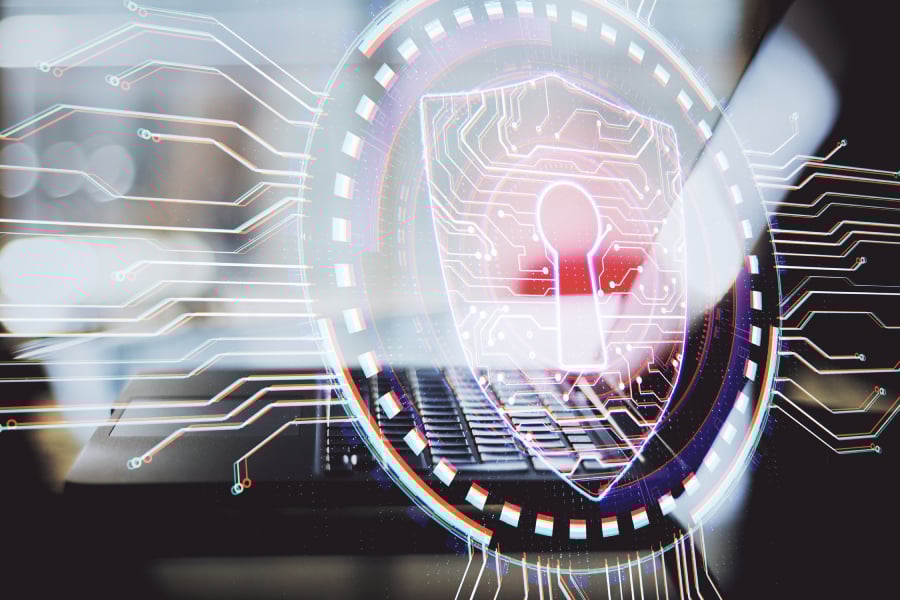 laptop with antivirus shield hologram web safety 2026 03 26 05 09 23 utc 1