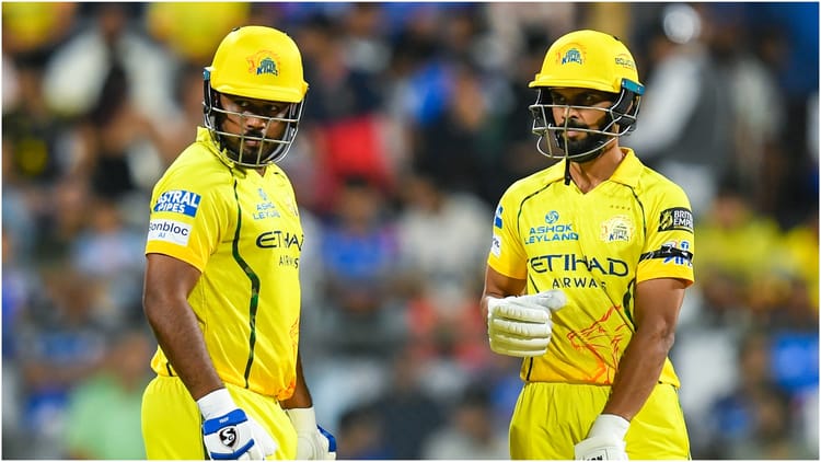 Mi Vs Csk Live Score:चेन्नई का स्कोर चार विकेट पर 130 के पार, सैमसन का अर्धशतक; कार्तिक भी क्रीज पर – Mi Vs Csk Ipl Live Score: Mumbai Indians Vs Chennai Super Kings Today Match Scorecard Updates