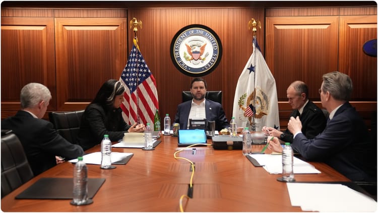 operation epic fury vice president jd vance and cabinet secretaries in the situation room 405812bb2a