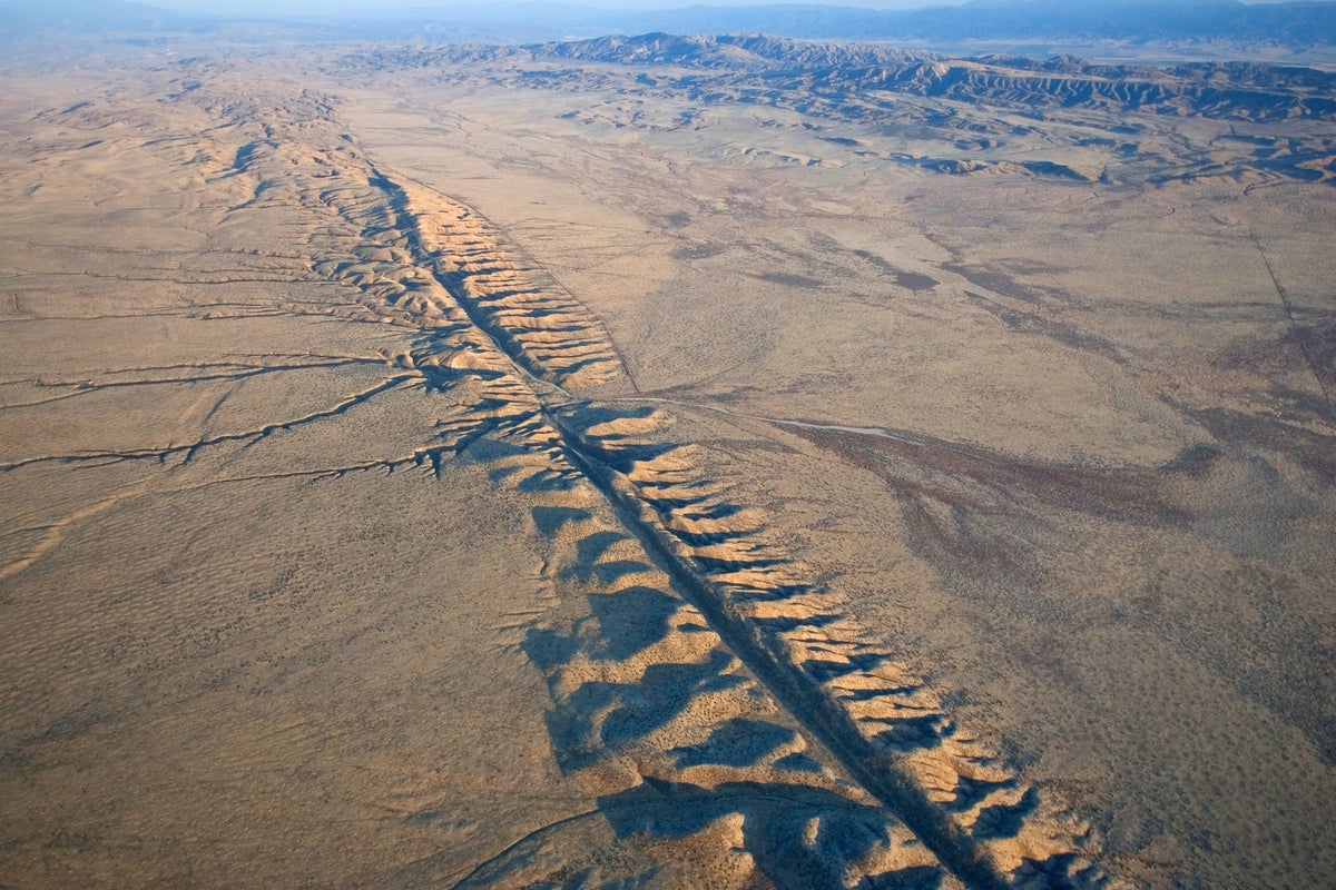 san andreas fault in california