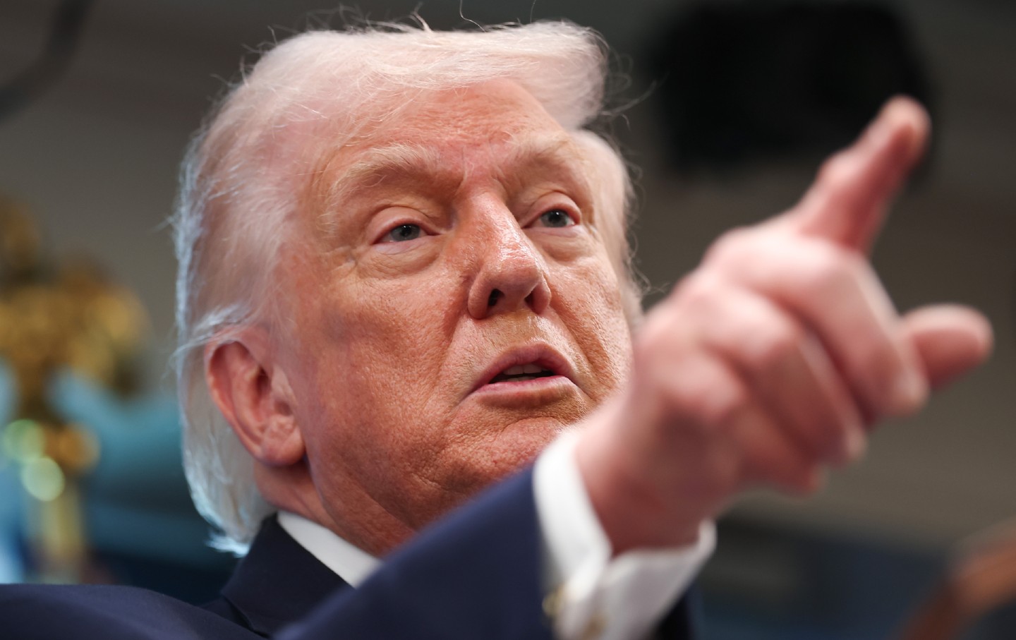 trump pointing finger getty