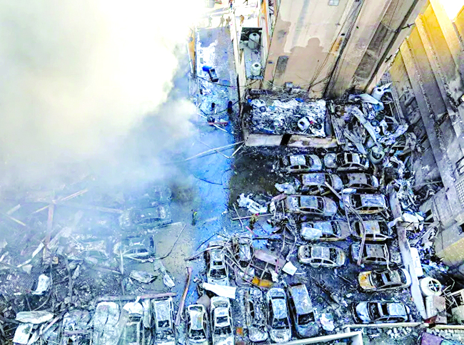 استهداف بيروت 1