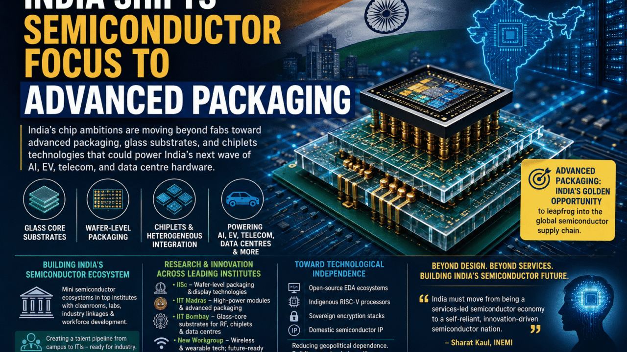 India Shifts Semiconductor Focus To Advanced Packaging