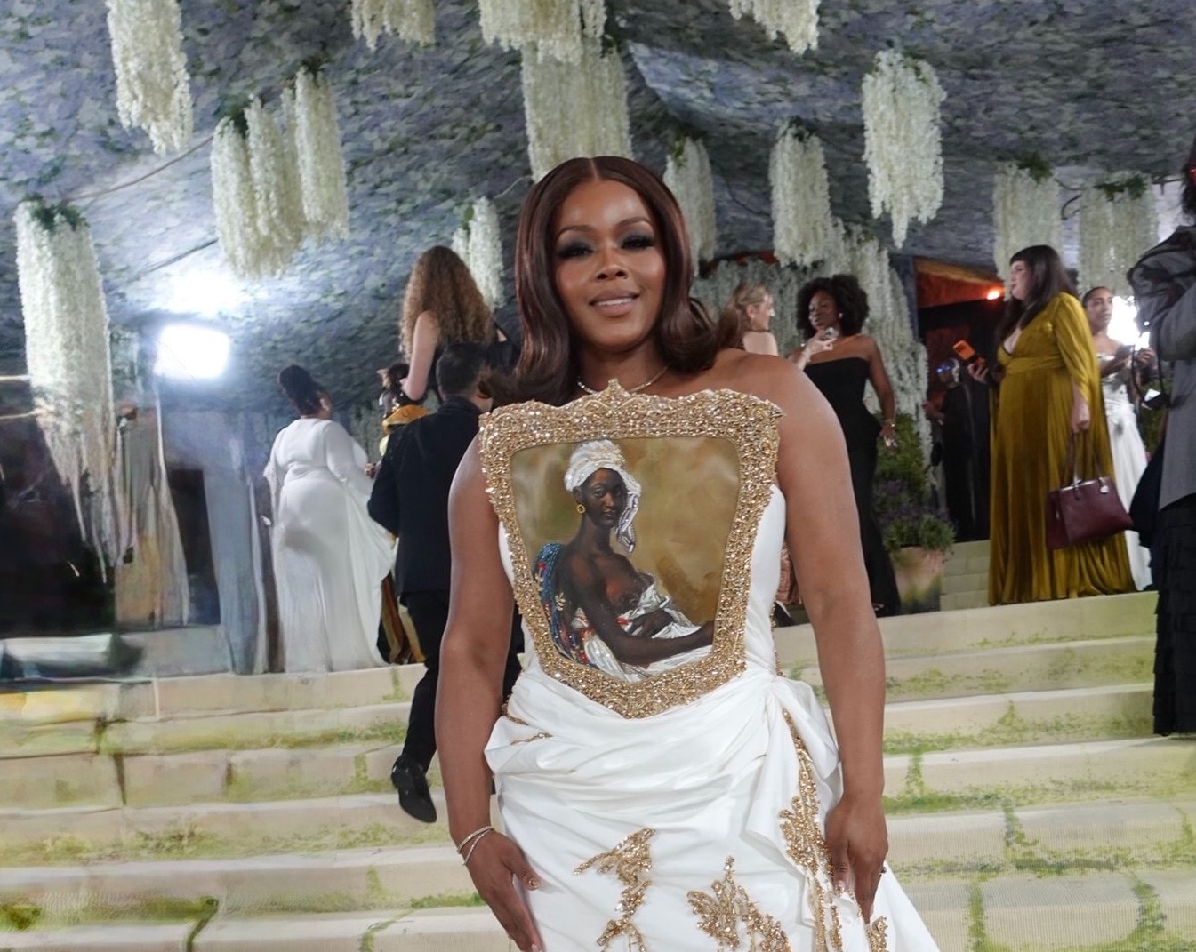 7 Claires Life The 2026 Met Gala Wearing a Khaled Marwan La Madeleine Gown and Jewelry by The Iconic