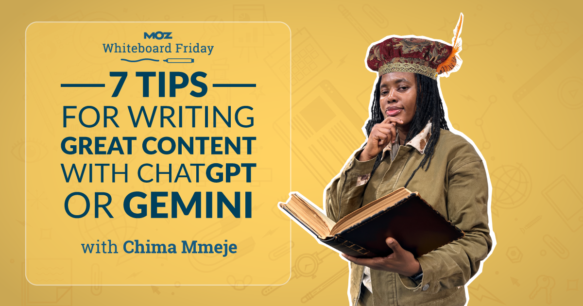 7 Tips For Writing Great Content With ChatGPT or Gemini Social Card