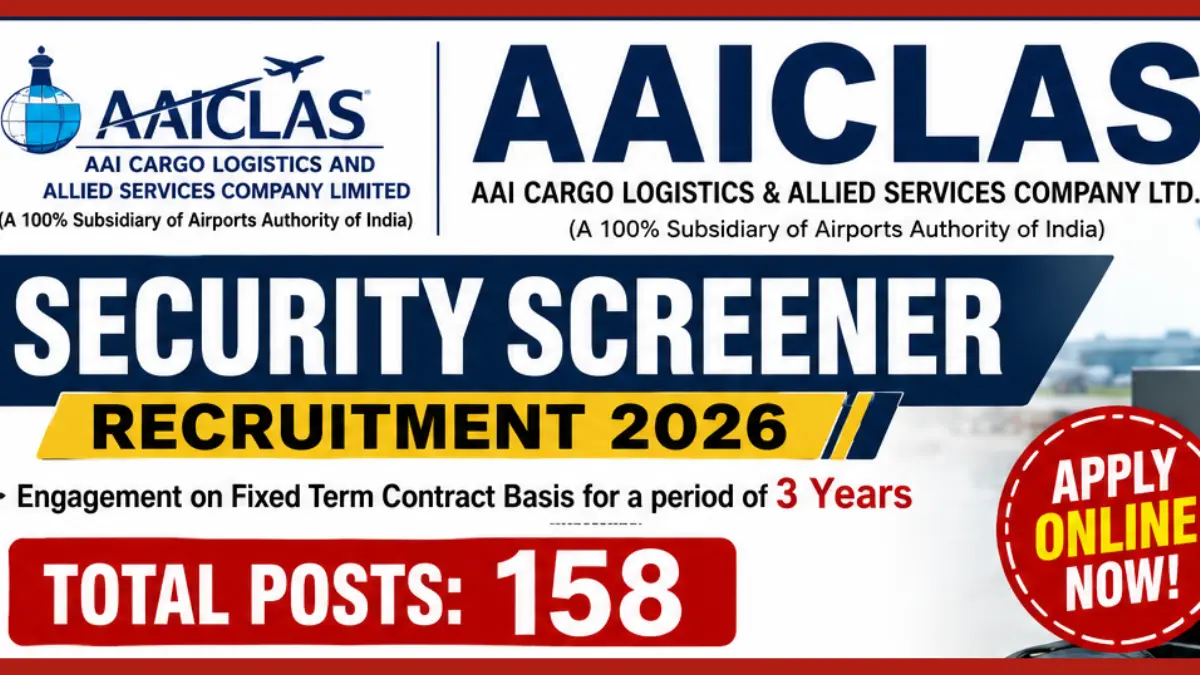 AAICLAS Security Screener Recruitment 2026.webp