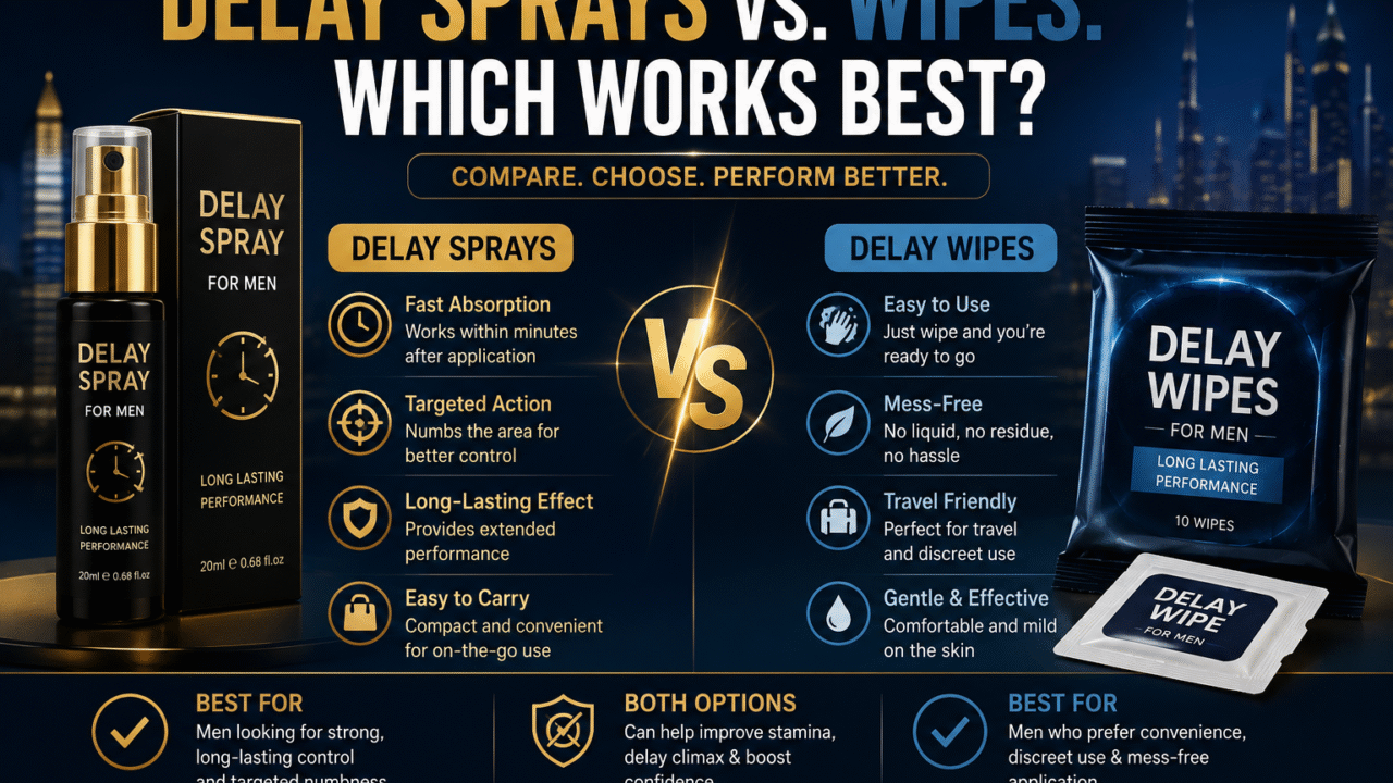 Delay Sprays vs. Wipes: Which Works Best?