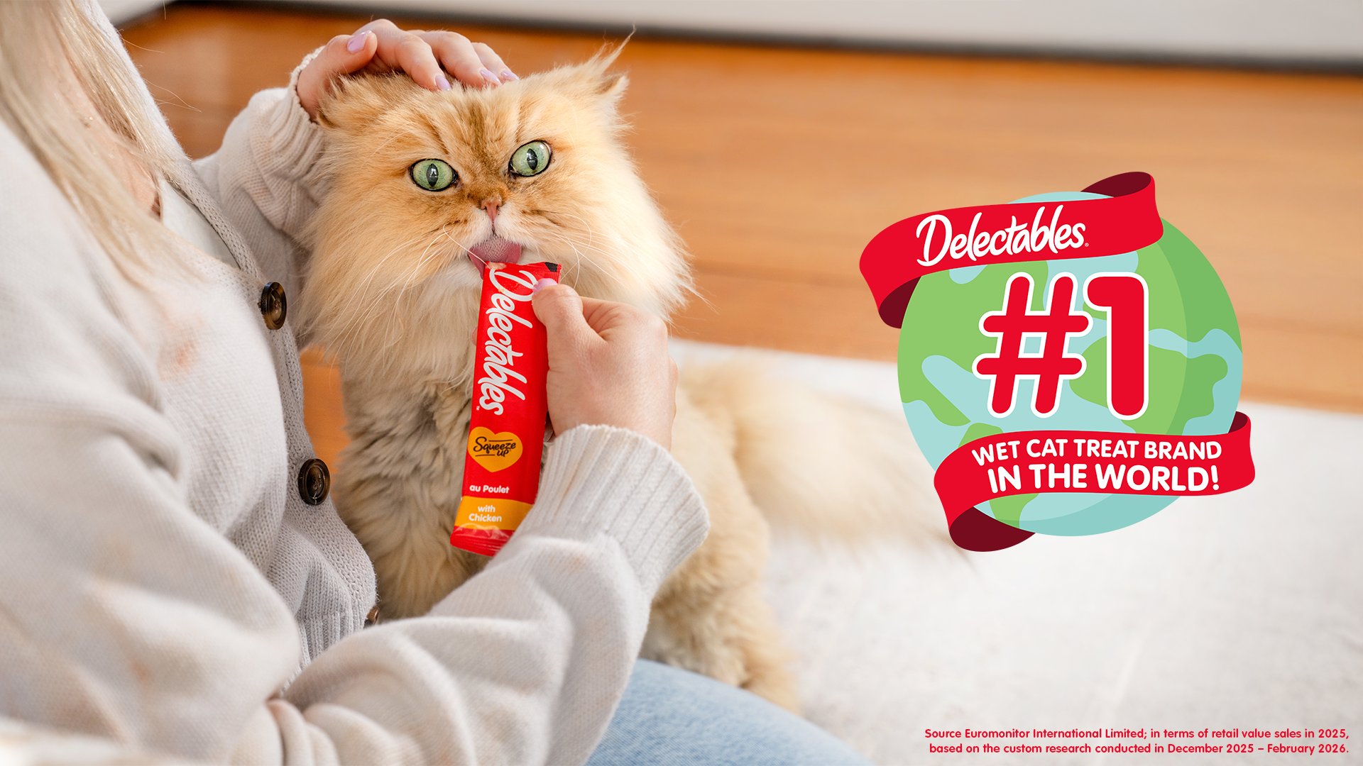 Delectables 1 Wet Cat Treat Brand in the World Announcement 4