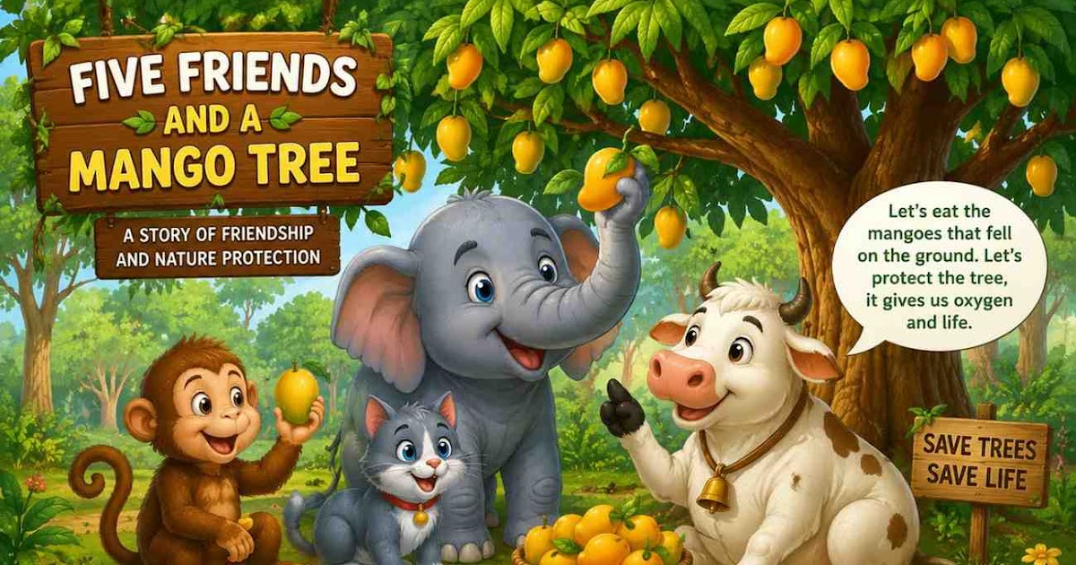 Five Friends and a Mango Tree