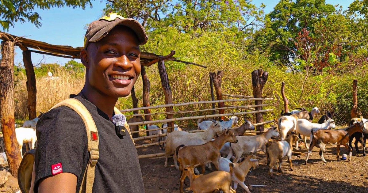 Kelvin Bhirioti in the field during content creation 1778849233