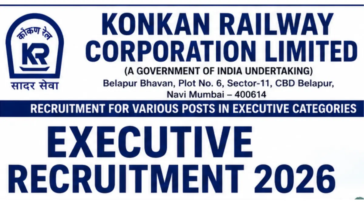 Konkan Railway Executive Recruitment 2026.webp