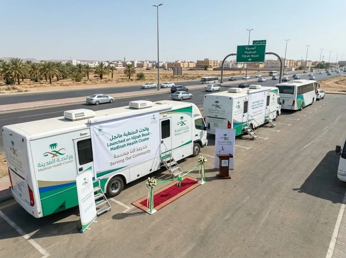 Mobile Medical Units Launched on Hijrah Road hajj 2026.webp