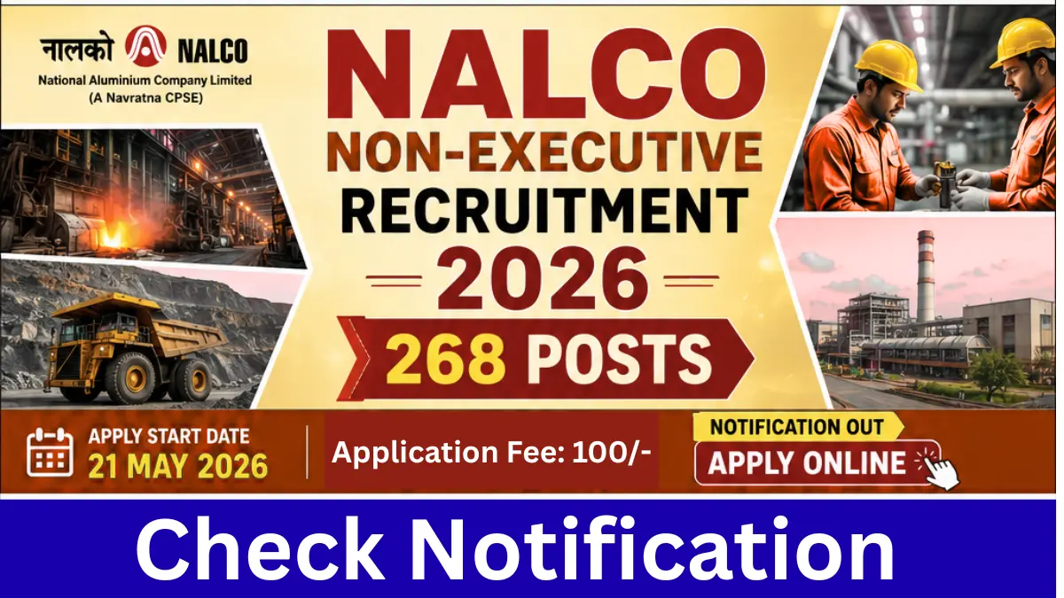 NALCO Non Executive Recruitment 2026.webp