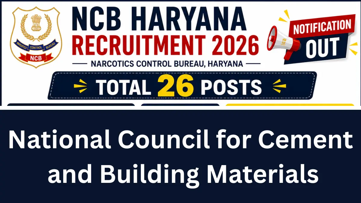 NCB Haryana Recruitment 2026.webp