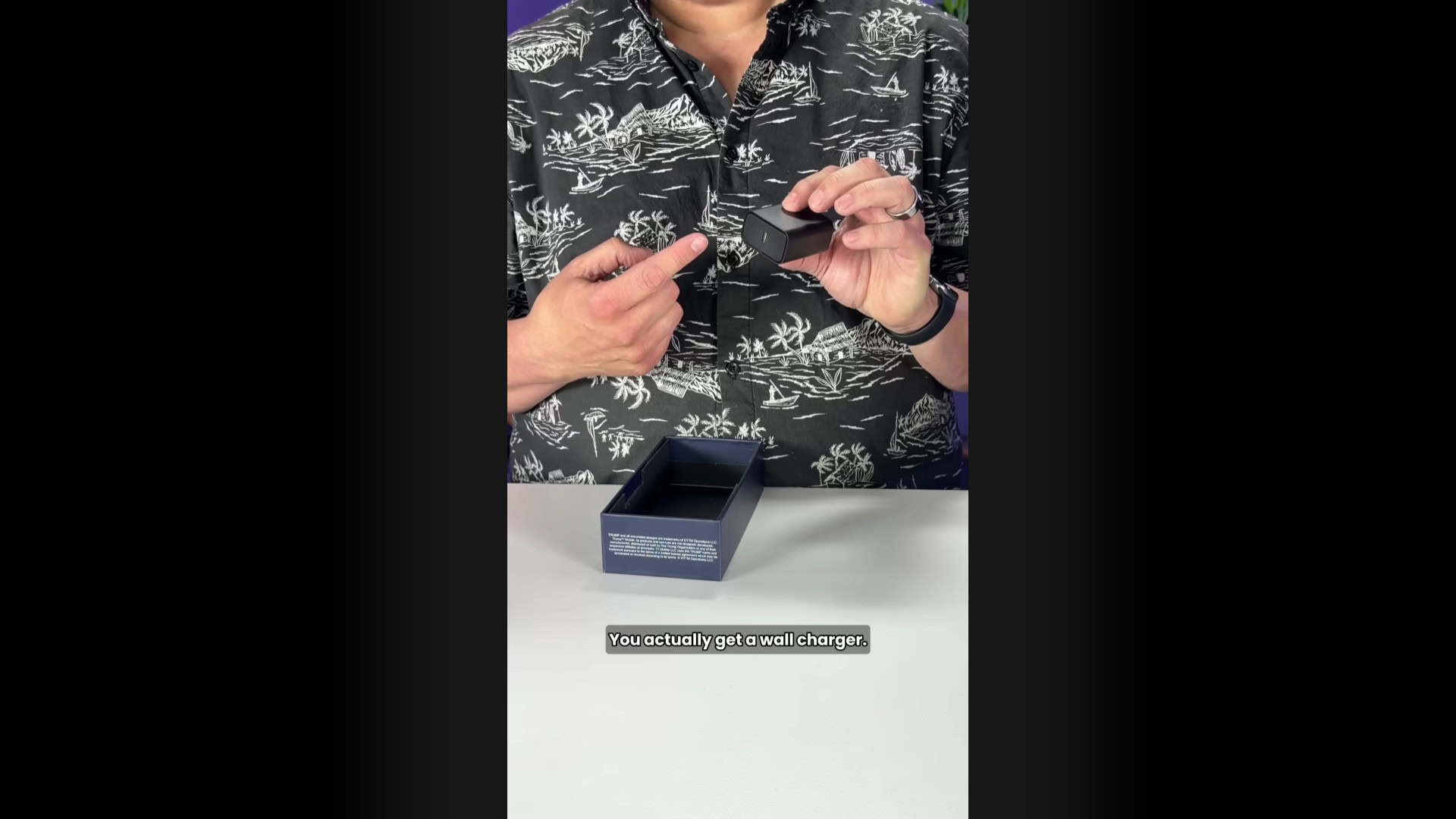 Trump Phone unboxing screenshot