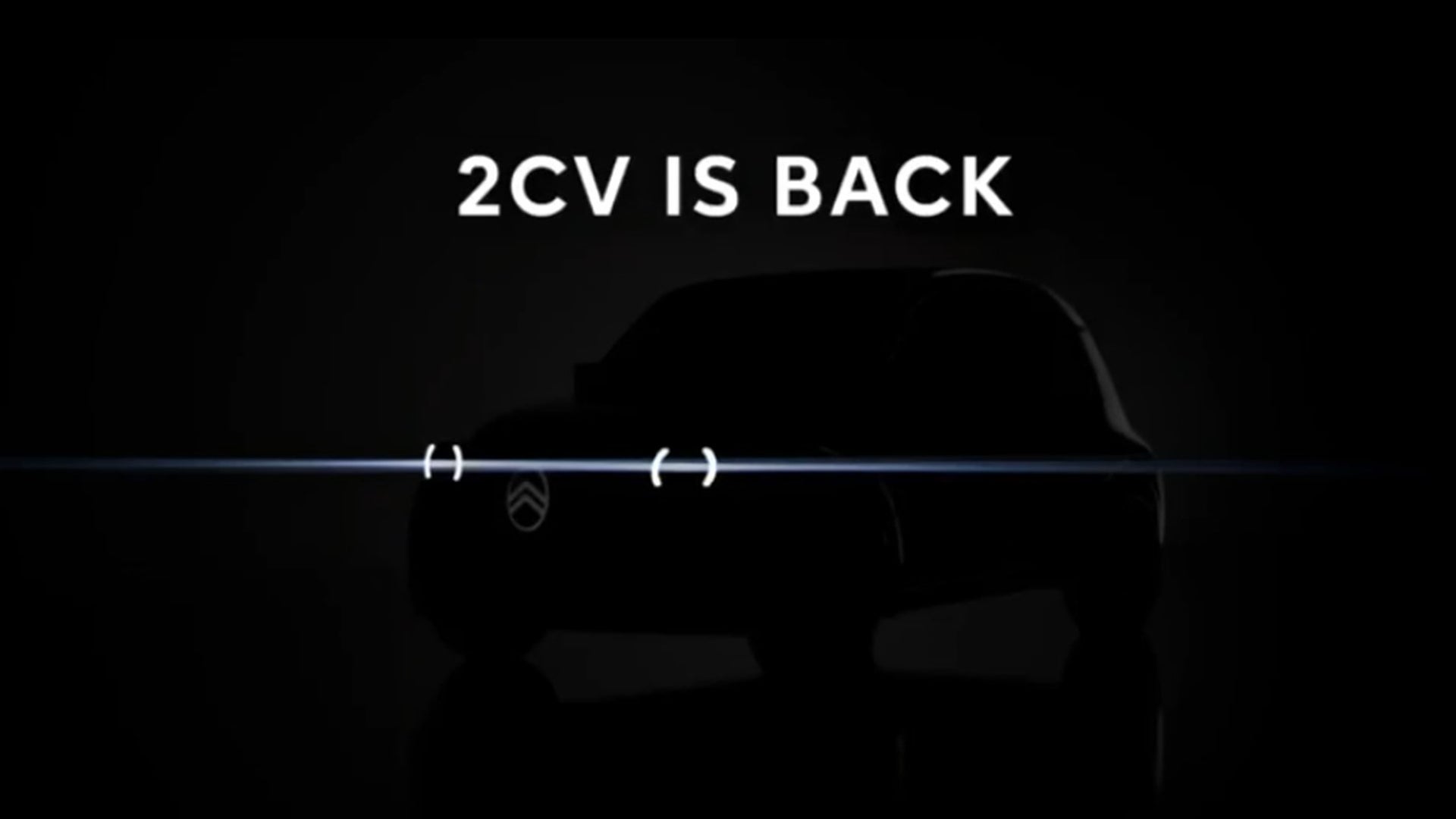 citroen 2cv elektro ente teaser