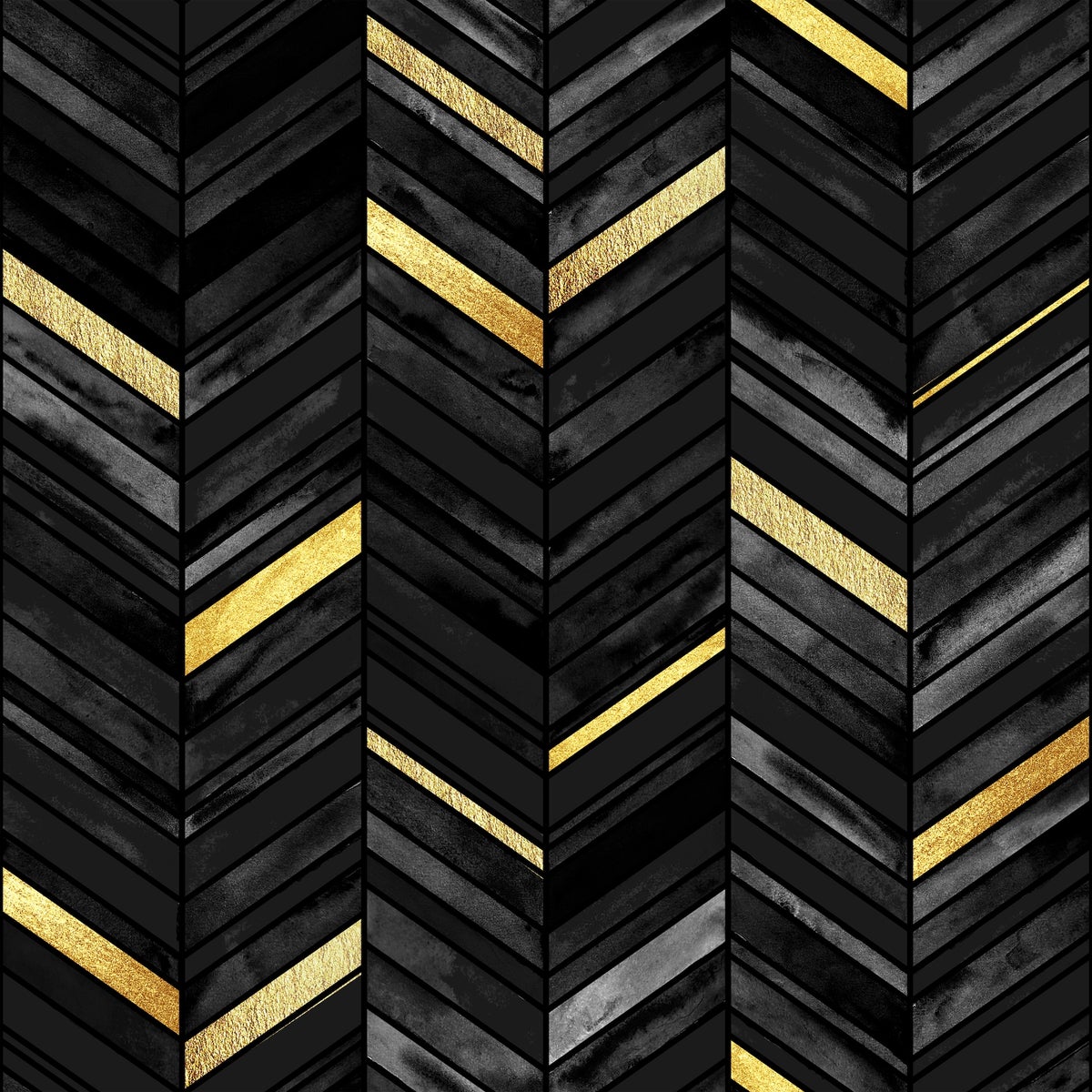 gold herringbone