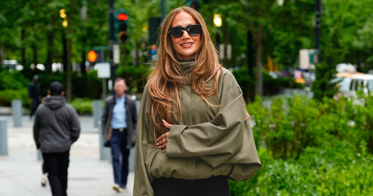 jennifer lopez bomber jacket style