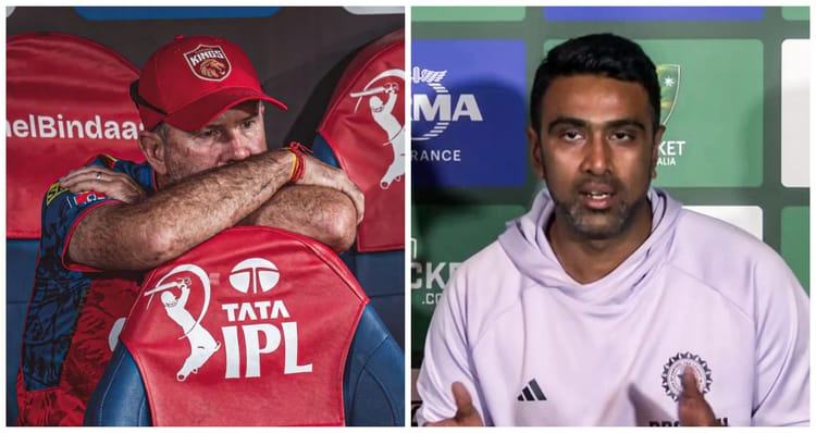punjab kings ricky ponting ravichandran ashwin shreyas iyer ipl 2026 pbks vs rcb dharamshala 88fecb1